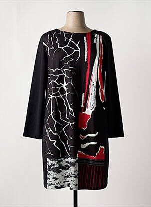 Rochie midi negru EVALINKA femeie