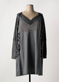 Rochie midi mâneci lungi mâneci lungi gri FRED SABATIER femme