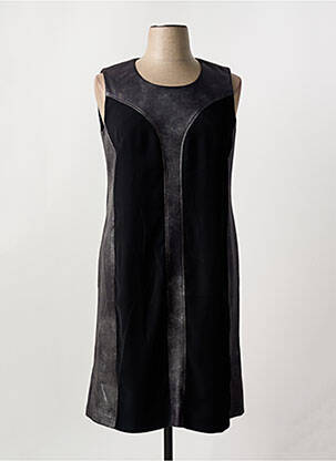 Rochie midi fără mâneci fără mâneci negru JEAN DELFIN femeie