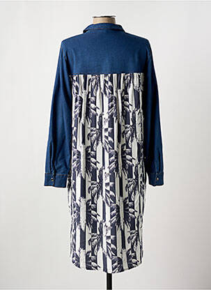 Rochie midi mâneci lungi mâneci lungi albastru TUZZI femeie