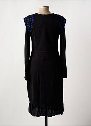 Rochie midi mâneci lungi mâneci lungi negru ALICE ET BARNABE femeie