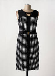 Rochie midi țesătură crep fără mâneci negru JOSEPH RIBKOFF femme