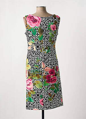 Rochie midi imprimeu floral fără mâneci negru JOSEPH RIBKOFF femeie
