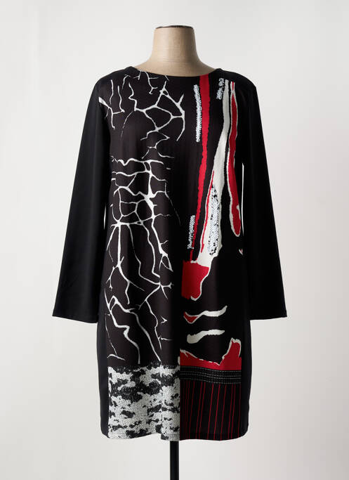 Rochie midi negru EVALINKA femeie