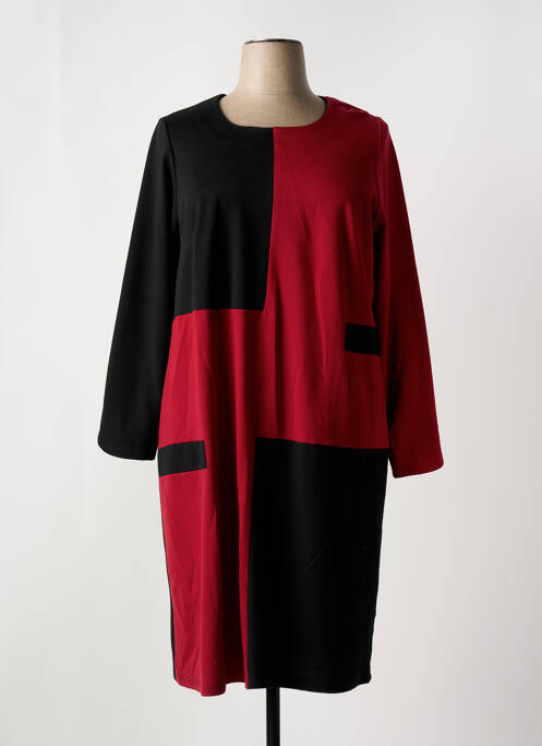 Rochie midi roșu FRANCE RIVOIRE femeie