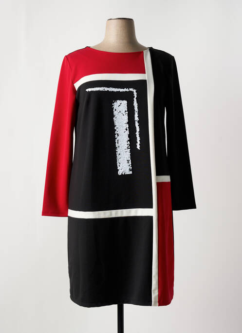 Rochie midi negru EVALINKA femeie