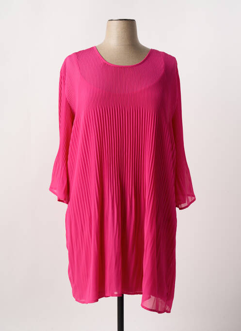 Rochie midi roz CHALOU femeie