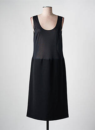 Jupon/fond de rochie croială dreaptă negru FRANCE RIVOIRE femeie