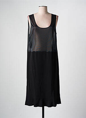 Jupon/fond de rochie croială dreaptă negru FRANCE RIVOIRE femeie