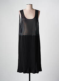Jupon/fond de rochie croială dreaptă negru FRANCE RIVOIRE femeie