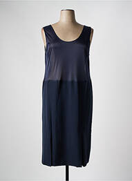 Jupon/fond de rochie croială dreaptă albastru FRANCE RIVOIRE femme