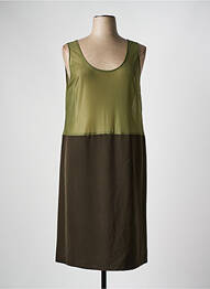 Jupon/fond de rochie croială dreaptă verde FRANCE RIVOIRE femme