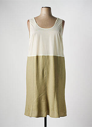 Jupon/fond de rochie croială dreaptă verde FRANCE RIVOIRE femeie