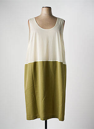 Jupon/fond de rochie croială dreaptă verde FRANCE RIVOIRE femeie