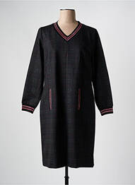 Rochie midi mâneci lungi mâneci lungi negru MERI & ESCA femme