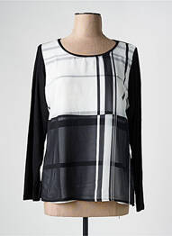 Top țesătură jersey mâneci lungi negru GUY DUBOUIS femme