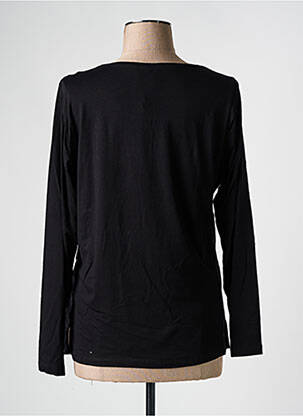 Top elasticitate mâneci lungi negru GUY DUBOUIS femeie