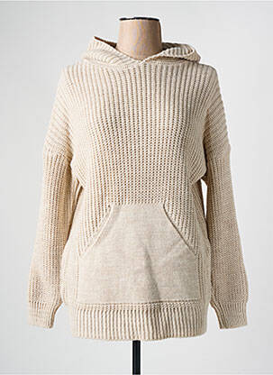 Pulover bej COULEURS DU TEMPS femeie