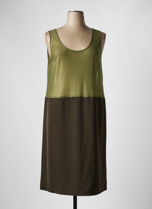 Jupon/fond de rochie croială dreaptă verde FRANCE RIVOIRE femme