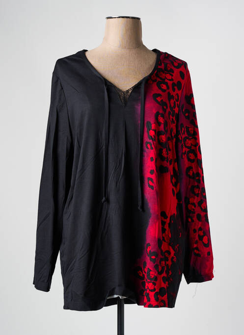 Tunică mâneci lungi negru CHALOU femeie