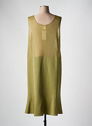 Jupon/fond de rochie croială dreaptă verde FRANCE RIVOIRE femeie