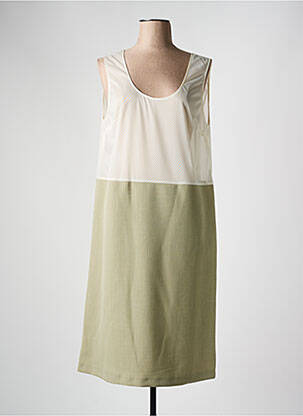 Jupon/fond de rochie croială dreaptă verde FRANCE RIVOIRE femeie