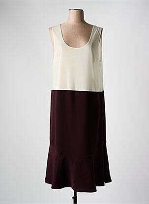 Jupon/fond de rochie croială dreaptă violet FRANCE RIVOIRE femeie