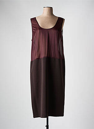 Jupon/Fond de rochie maro FRANCE RIVOIRE femeie