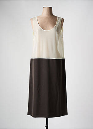 Jupon/Fond de rochie maro FRANCE RIVOIRE femeie