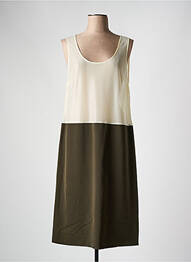 Jupon/fond de rochie croială dreaptă verde FRANCE RIVOIRE femeie