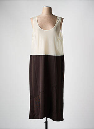 Jupon/Fond de rochie maro FRANCE RIVOIRE femeie