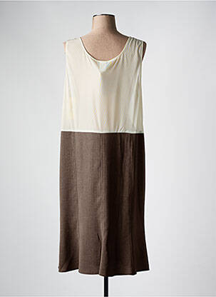 Jupon/fond de rochie croială dreaptă verde FRANCE RIVOIRE femeie