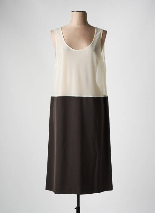 Jupon/Fond de rochie maro FRANCE RIVOIRE femeie