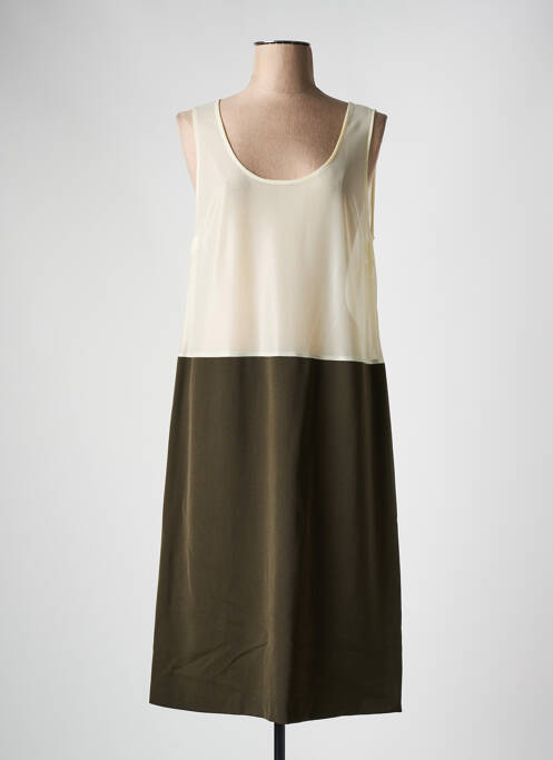 Jupon/Fond de rochie verde FRANCE RIVOIRE femeie