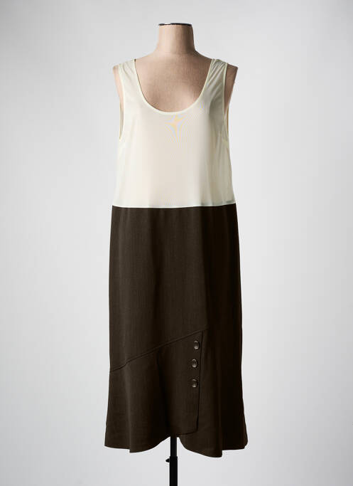 Jupon/Fond de rochie maro FRANCE RIVOIRE femeie