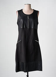 Rochie midi fără mâneci fără mâneci negru GUY DUBOUIS femeie
