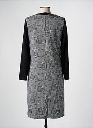 Rochie midi mâneci lungi mâneci lungi gri GUY DUBOUIS femeie