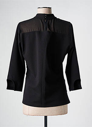 Top elasticitate mâneci 3/4 negru GUY DUBOUIS femeie