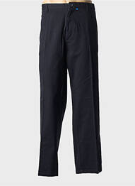 Pantalon chino țesătură poplin mărime normală albastru D555 homme