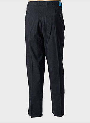 Pantalon chino țesătură poplin mărime normală albastru D555 bărbat