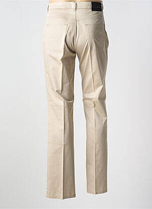 Pantalon slim țesătură poplin mărime normală bej PIERRE D'ARLANC bărbat