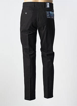 Pantalon chino țesătură poplin mărime normală negru BRÜHL bărbat