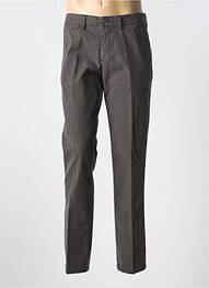 Pantalon chino țesătură melanj mărime normală maro LCDN bărbat