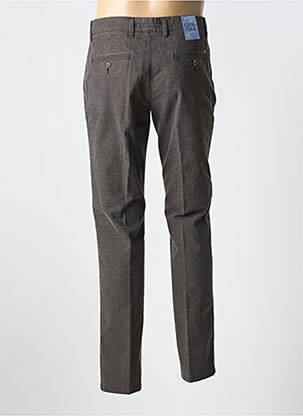 Pantalon chino țesătură melanj mărime normală maro LCDN bărbat