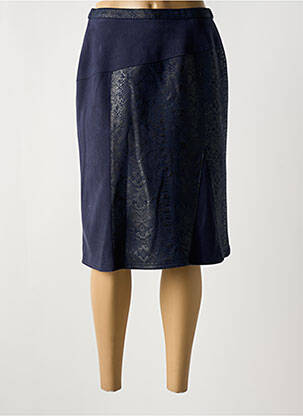 Fustă midi albastru GUY DUBOUIS femeie