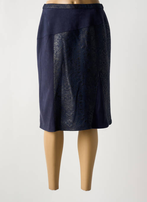 Fustă midi albastru GUY DUBOUIS femeie