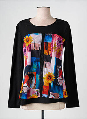 Tricou mâneci lungi mâneci lungi negru S.QUISE femeie