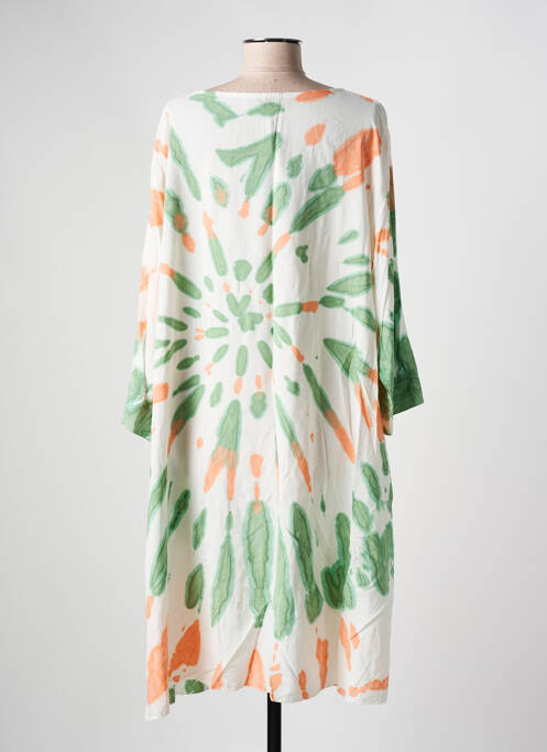 Rochie midi verde LAGON BLEU femeie