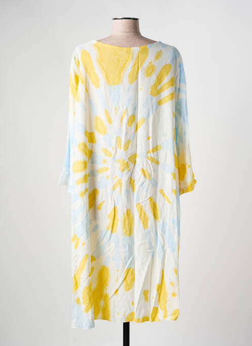 Rochie midi galben LAGON BLEU femeie