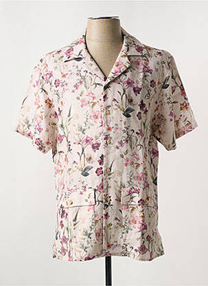 Cămașă cu mâneci scurte bej CARLOS CORDOBA bărbat